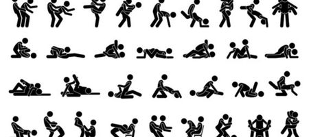 Variedad de posiciones sexuales